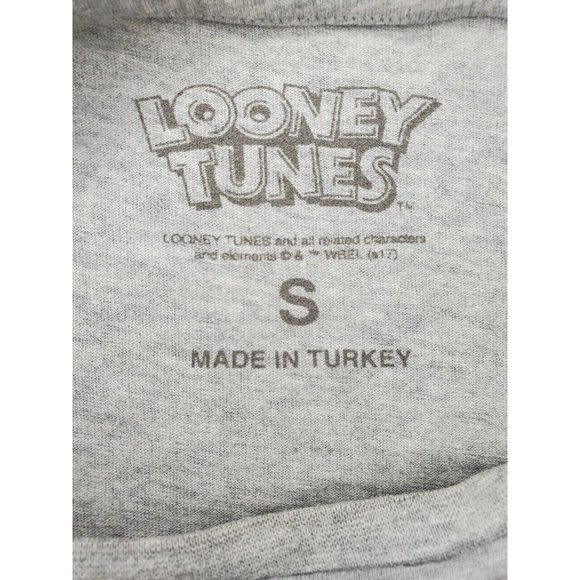 Looney Tunes Small All Over Print Short Sleeve Shirt Bugs Bunny Daffy Duck Shirt - Picture 7 of 10